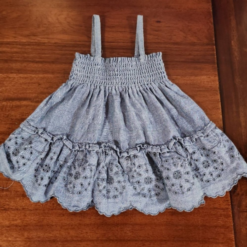 3-6M Baby Girl Jean Dress